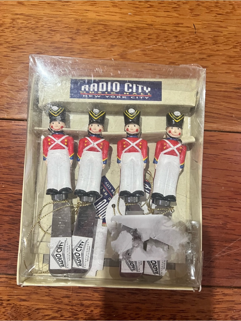 Vintage Radio City Rockettes 75th Anniversary Toy Soldier Spreaders set of 4